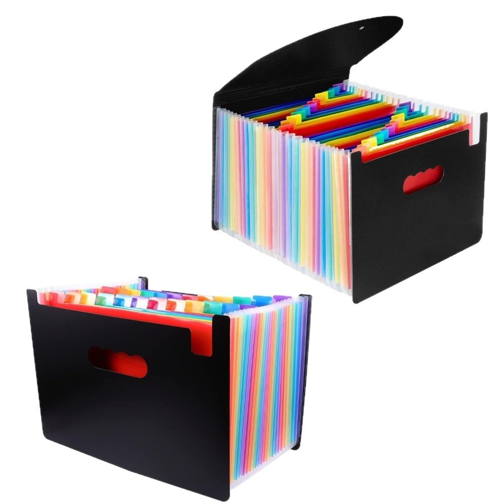 Expandable Accordion File Folder 13 Pockets - 다용도 13/25 포켓 확장 파일 박스
