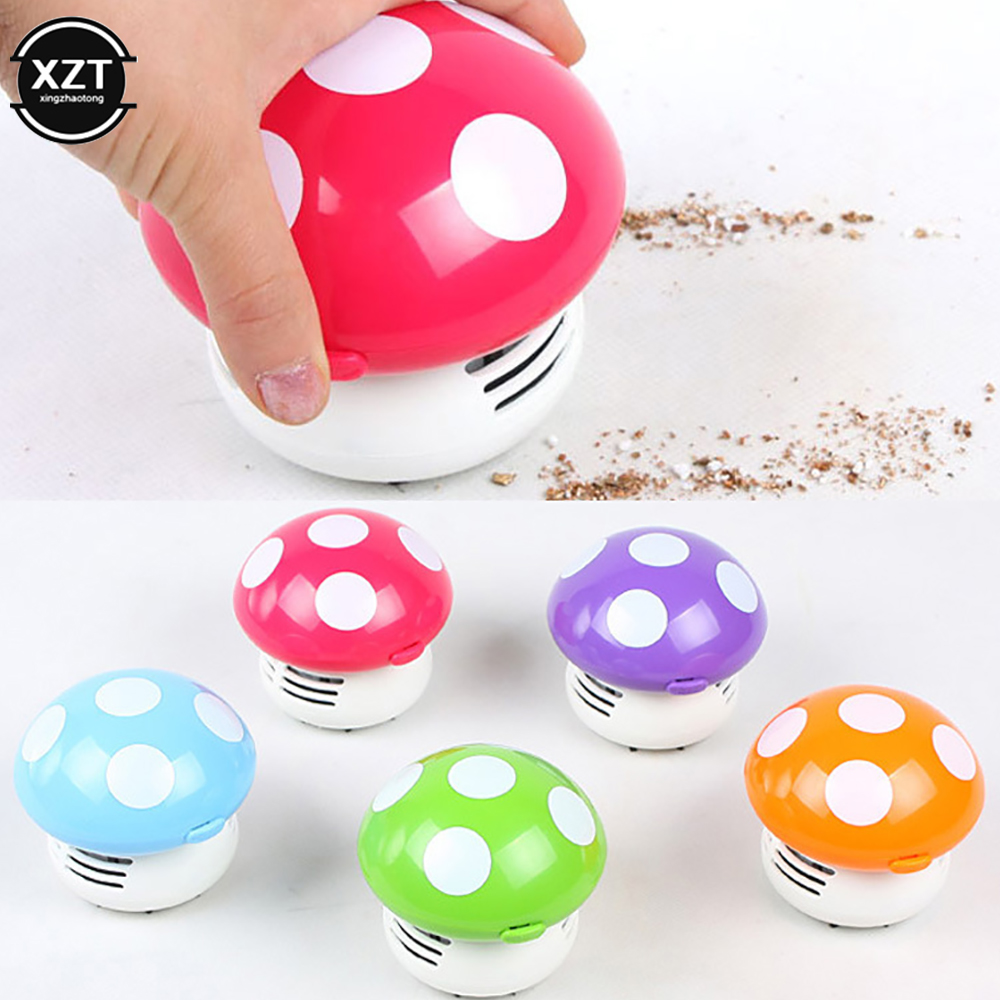 Mini Desktop Vacuum Cleaner For Eraser Dust - 휴대용 미니 데스크탑 진공청소기 버섯 모양