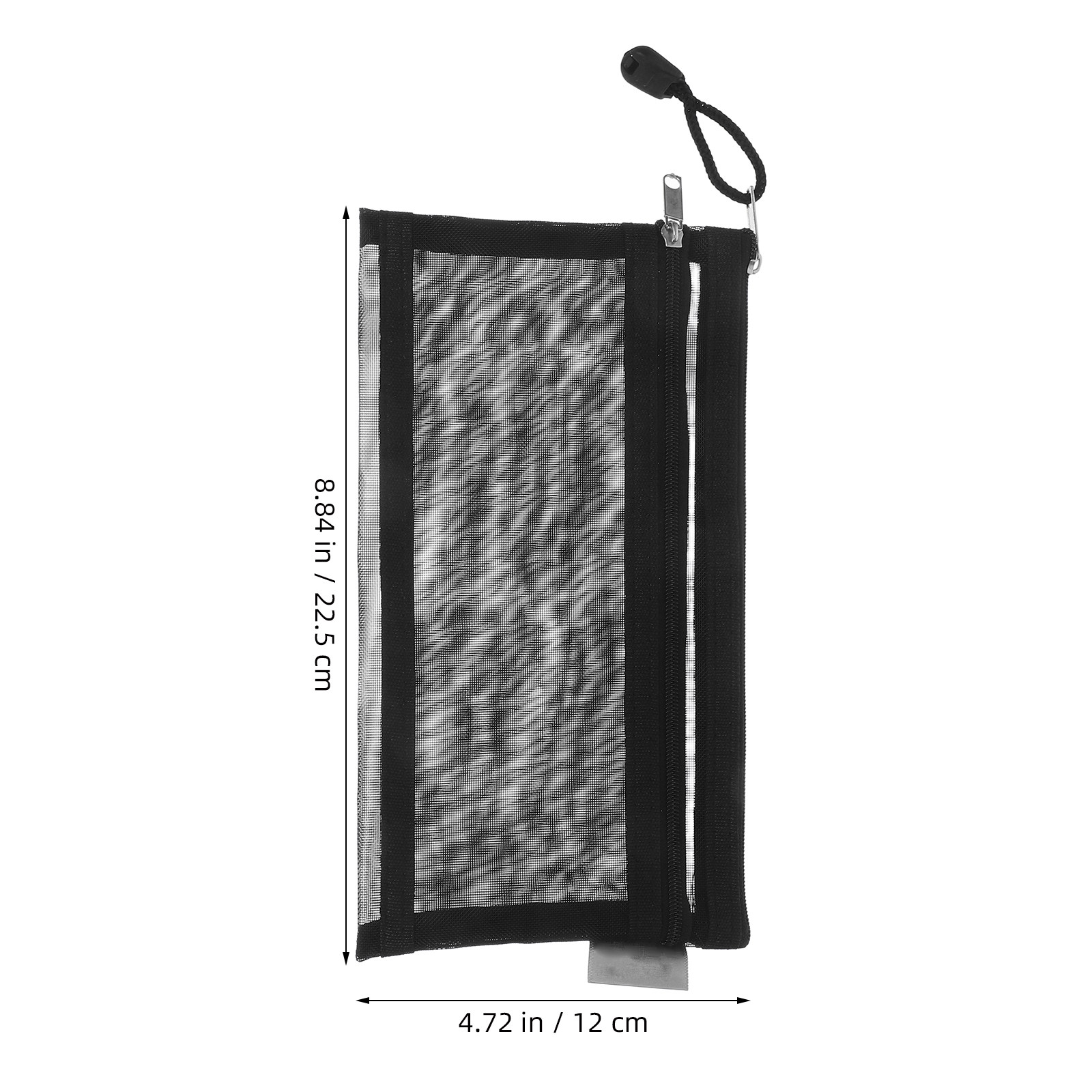 6개입 투명 이중 레이어 나일론 메쉬 지퍼 파우치 가방 - Clear Mesh Pencil Pouch For Exam 리뷰 및 가격