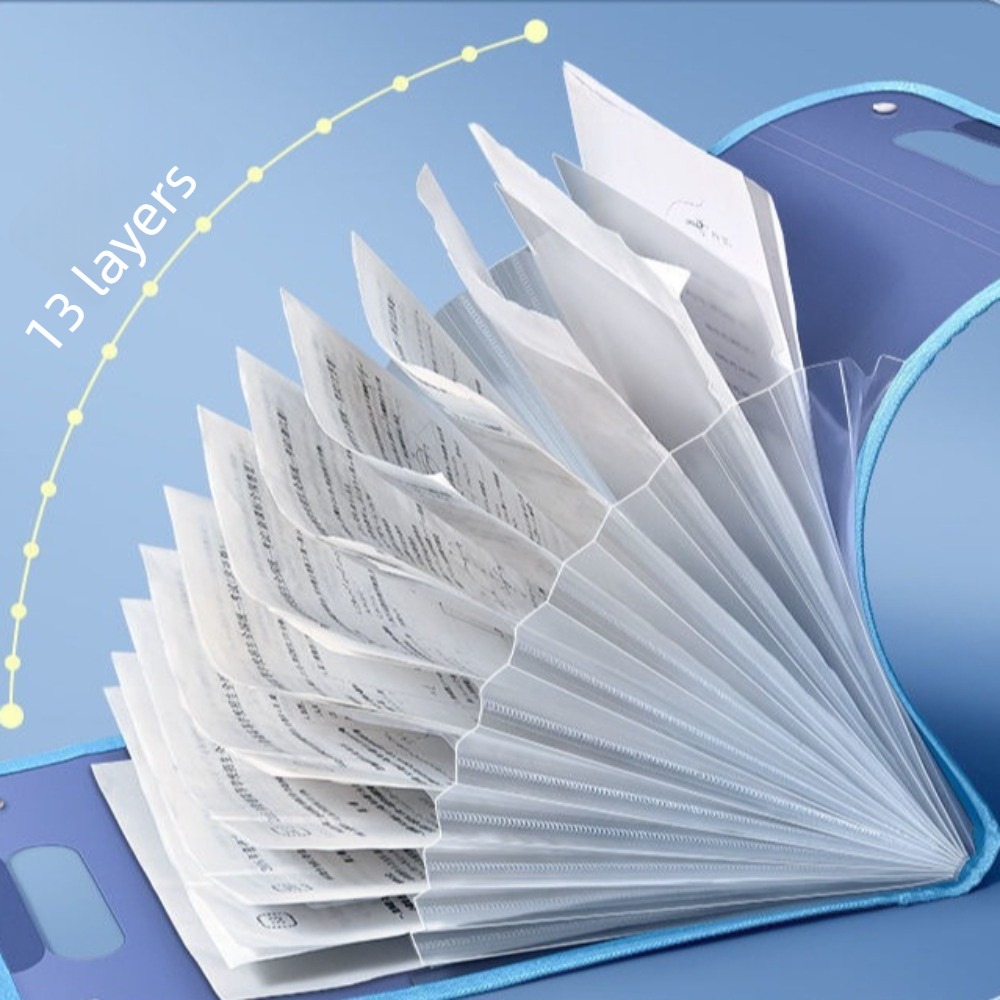 반투명 아코디언 파일 폴더 13포켓 확장형 정리함 라벨 - Expandable Accordion File Folder 13 Pockets 리뷰 및 가격