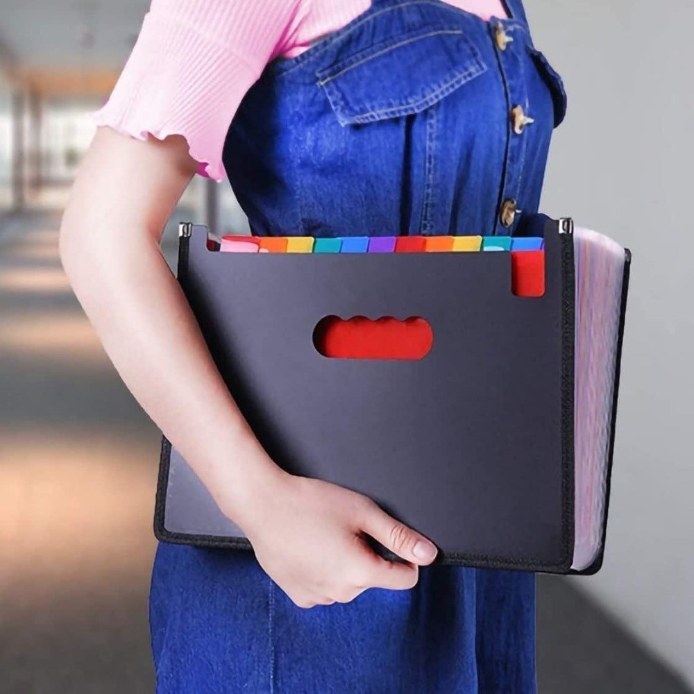 휴대용 13/25 포켓 확장 파일 박스 A4 확장 용량 - Expandable Accordion File Folder 13 Pockets 리뷰 및 가격
