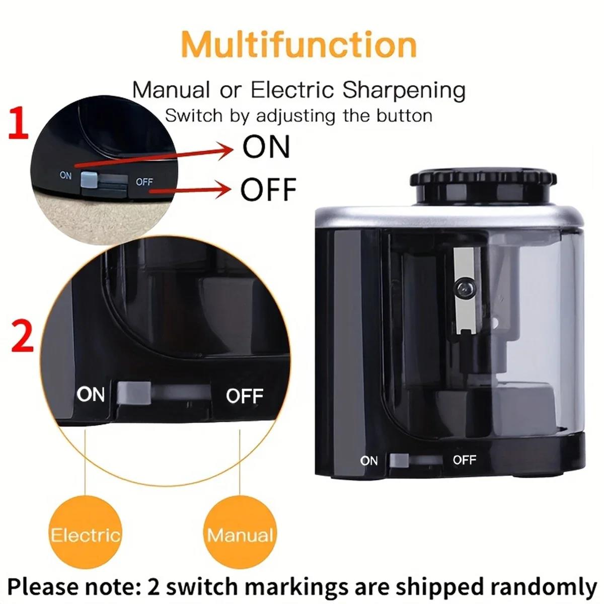 자동 연필깎이 데스크탑 전기 연필깎이 6-8mm 조용하 - Electric Pencil Sharpener Usb 리뷰 및 가격