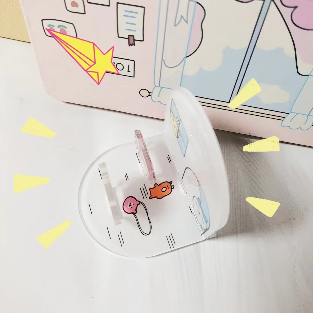 귀여운 간판 아크릴 데스크탑 장식 만화 디자인 DIY  - Desk Accessories 리뷰 및 가격