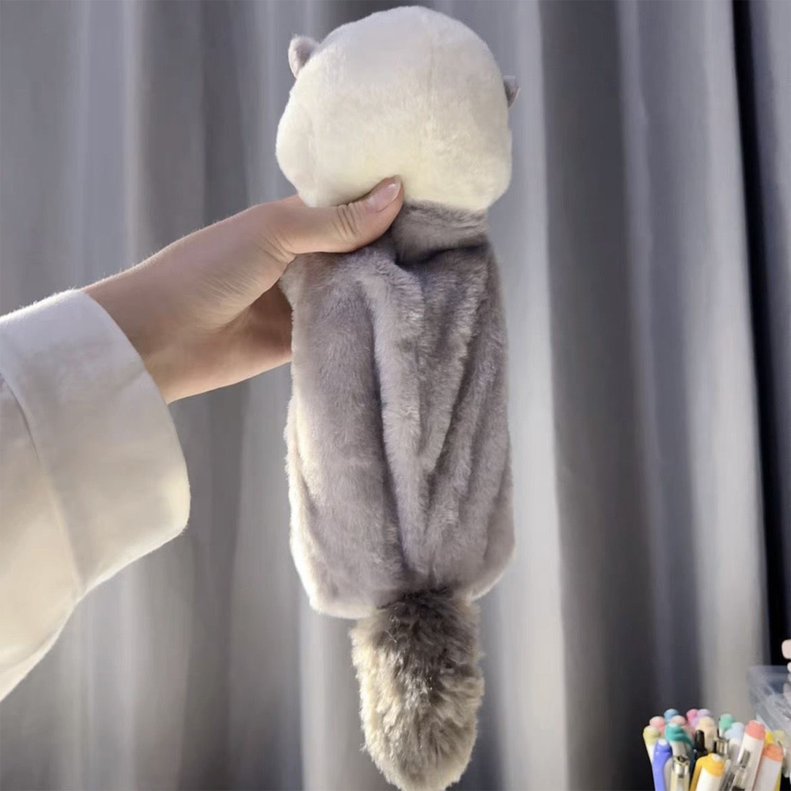 창의적인 봉제 인형 필통 부드럽고 귀여운 스트레스 해소 - School Supplies 리뷰 및 가격