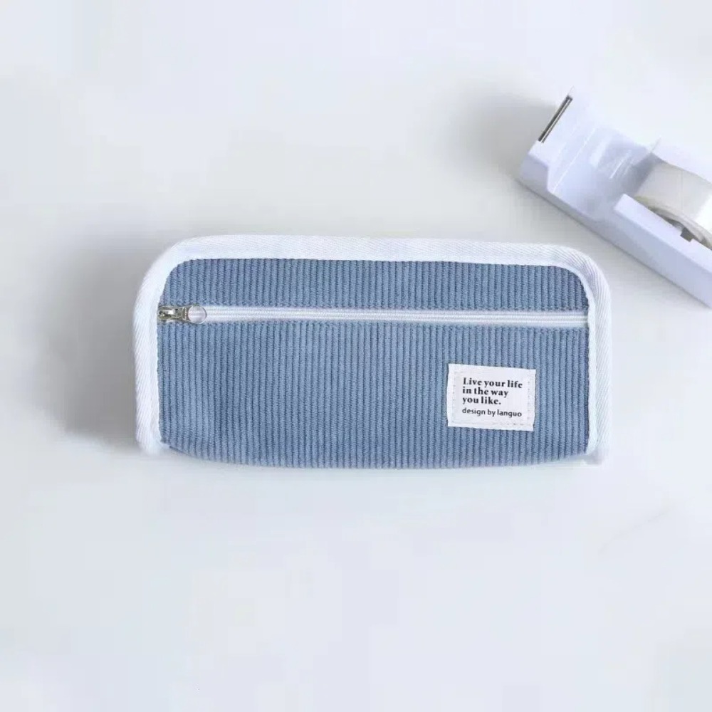 핑크 블루 그레이 인스 스타일 문구 가방 데스크탑 수납 - Aesthetic Large Pencil Case Pouch 리뷰 및 가격