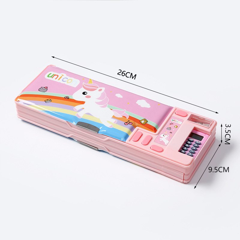 초등학생을위한 내장 계산기 플라스틱 문구 상자 양면 오 - Scientific Calculator For Secondary School 리뷰 및 가격
