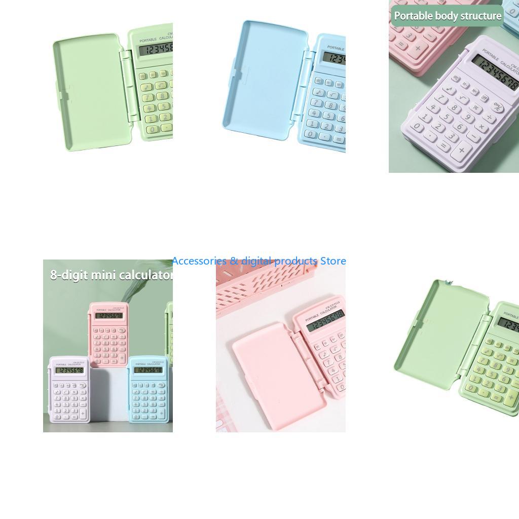 77JD 캔디 컬러 미니 계산기 8 자리 플랩 보호 과 - Scientific Calculator For Secondary School 리뷰 및 가격