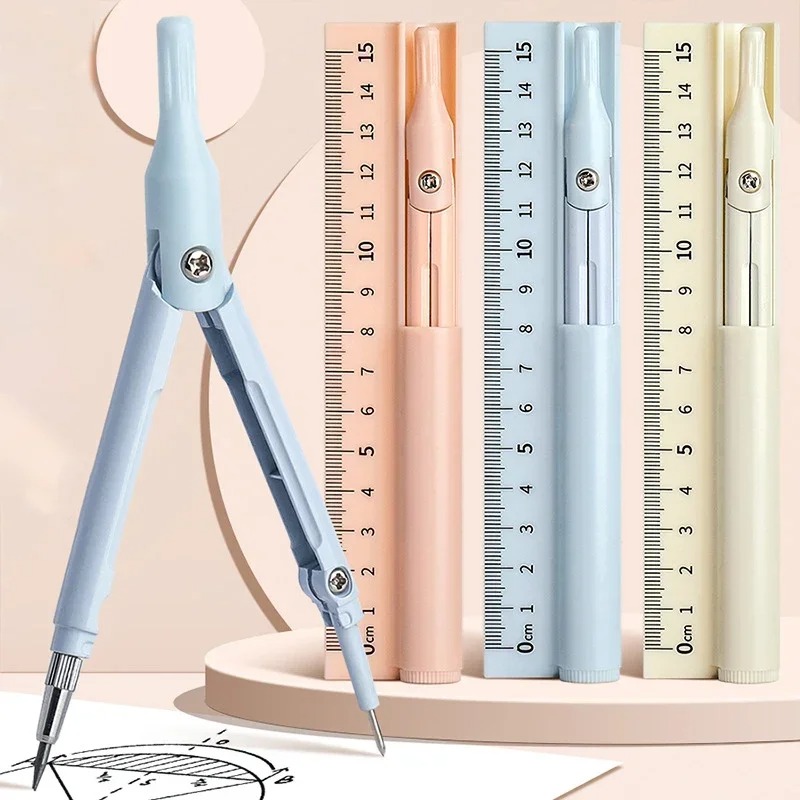 3 in 1 나침반 기하학 세트 (자, 연필 포함) 귀 - Math Geometry Set With Compass 리뷰 및 가격