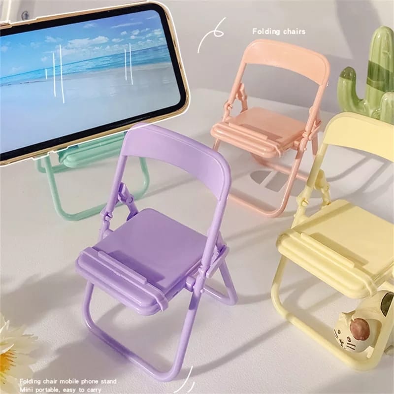 귀여운 의자 모양 휴대폰 거치대, 창의적인 데스크탑 정 - Desk Accessories 리뷰 및 가격