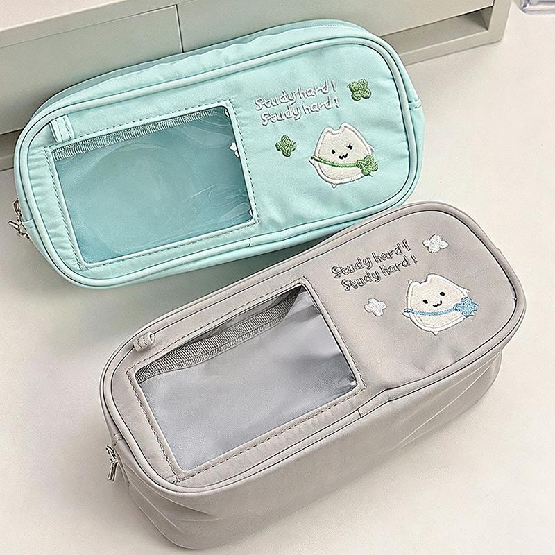 귀여운 필통 펜 파우치 대용량: 심플하고 심미적인 가방 - Aesthetic Large Pencil Case Pouch 리뷰 및 가격