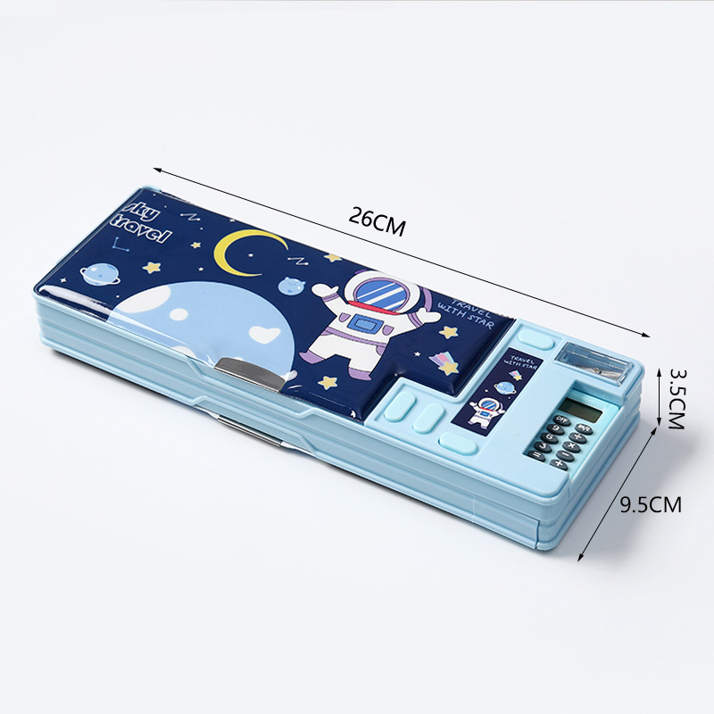 다기능 계산기 연필 상자 플라스틱 양면 문구 케이스 학 - Scientific Calculator For Secondary School 리뷰 및 가격