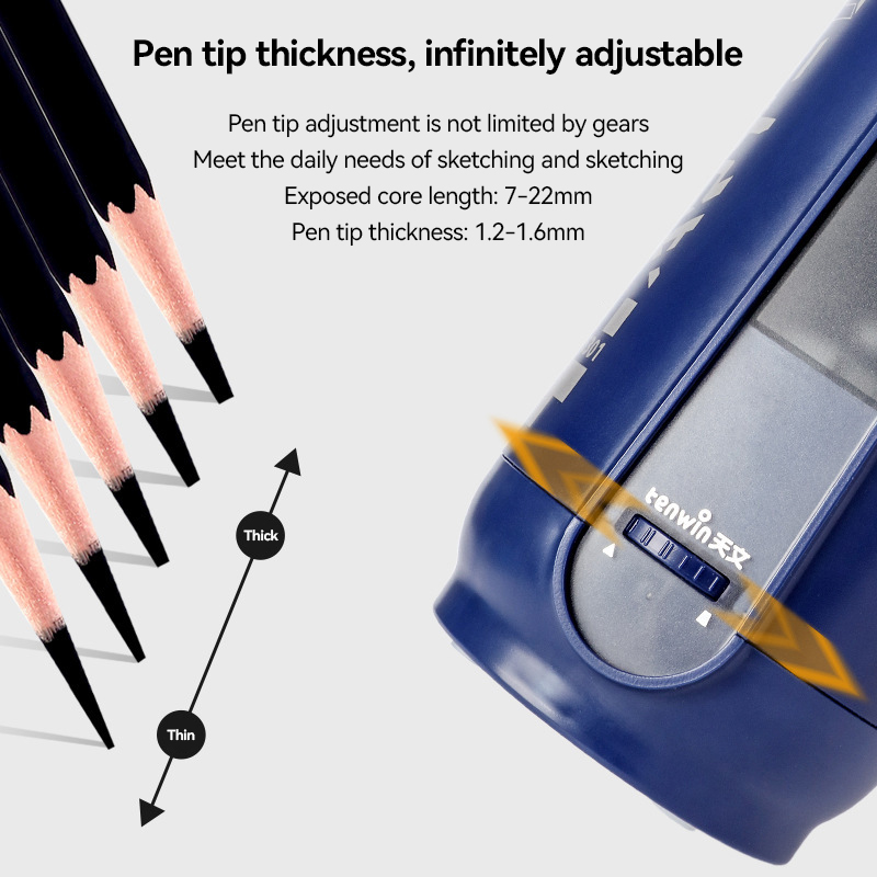 완전 자동 전기 연필깎이 팁 1.2-1.6mm 조절 가 - Electric Pencil Sharpener Usb 리뷰 및 가격