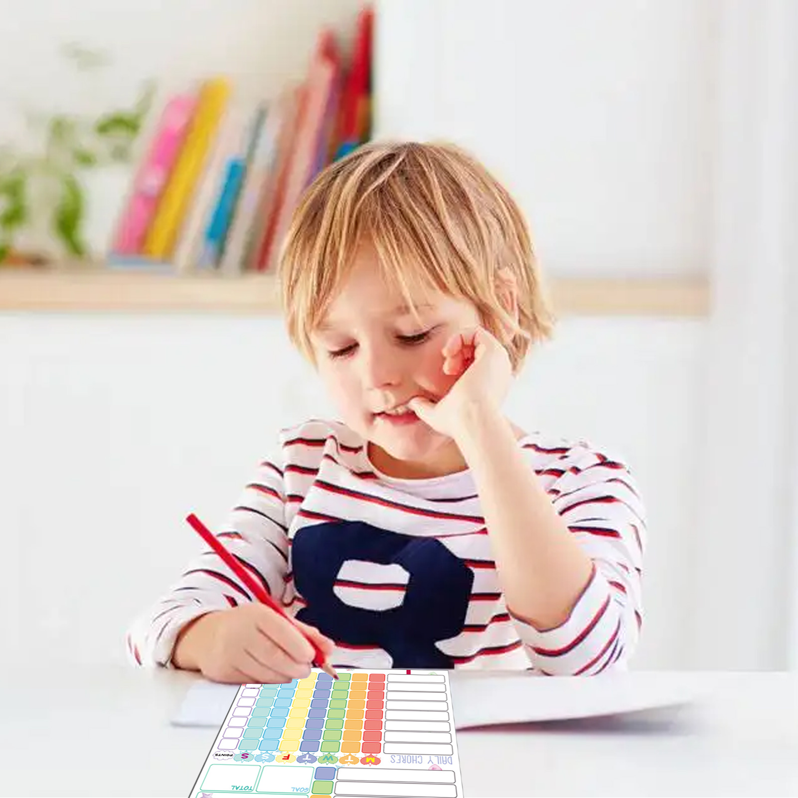 자기 집안일 차트 어린이를 위한 주간 시각적 일정 자기 - Kids Magnetic Reward Chart Board 리뷰 및 가격