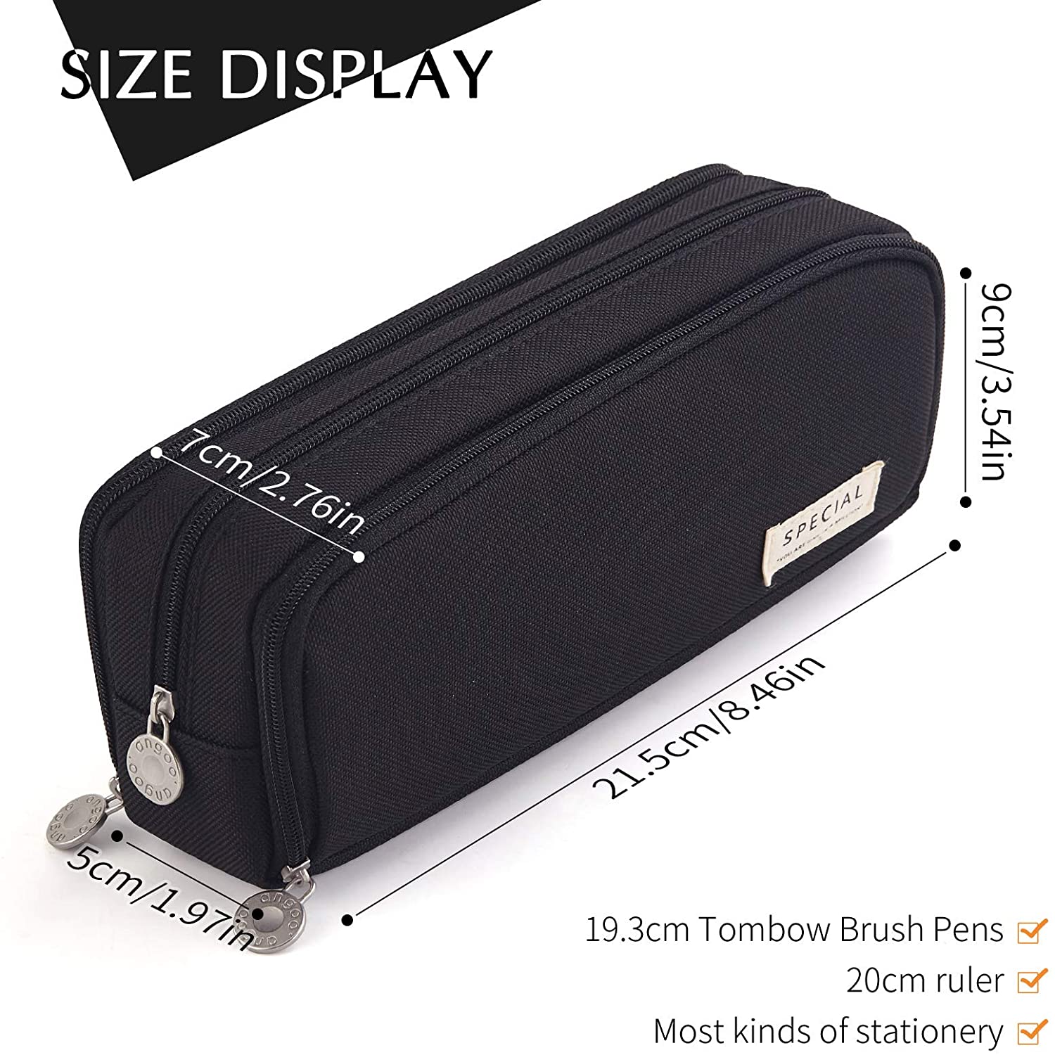 연필 케이스 대용량 연필 주머니 미적 펜 가방 Offi - Aesthetic Large Pencil Case Pouch 리뷰 및 가격